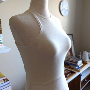 Organic Cotton Fitted Crop Tank | Naturally Dyed w/ Organic Coffee Beans
